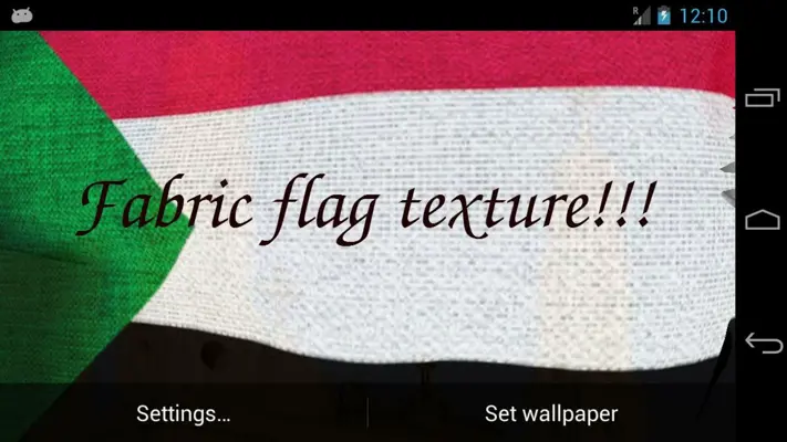 Sudan Flag android App screenshot 2